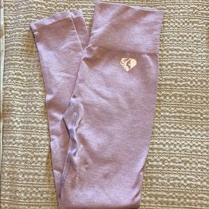 Lilac Womens Best Move Seamless Leggings